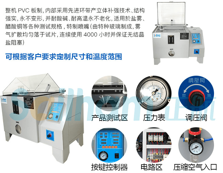 鹽霧試驗機產品結構圖